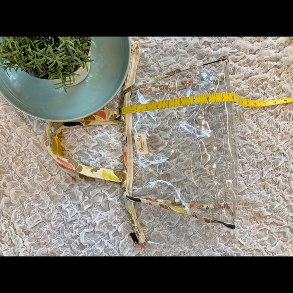 Clear Transparent Stadium Tote PVC Vinyl Beach Travel Storage Bag - Picture 7 of 7